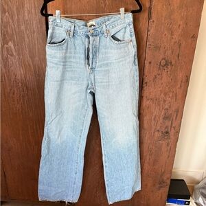 Agolde Light Blue Flare Jeans